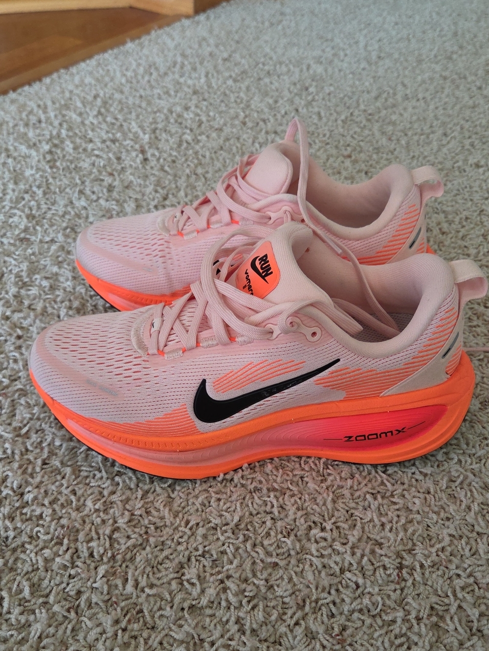 Nike Women’s Pink & Orange ZoomX Running Shoes - Picture 2 of 12